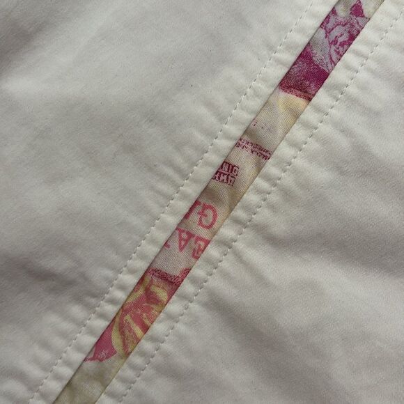 Jean Paul Gaultier white   Pants with Floral Accents, size 28 - Picture 4 of 11